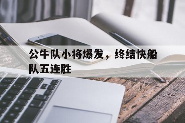 公牛队小将爆发，终结快船队五连胜